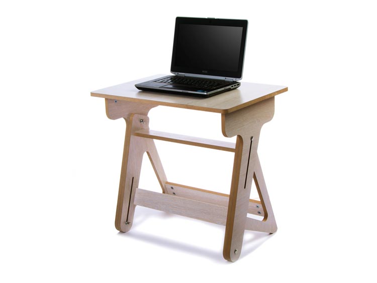 میز لپ تاپ چوبی